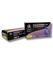 Glove Nitrile Violet Force 3 Mil 100/box X-Large